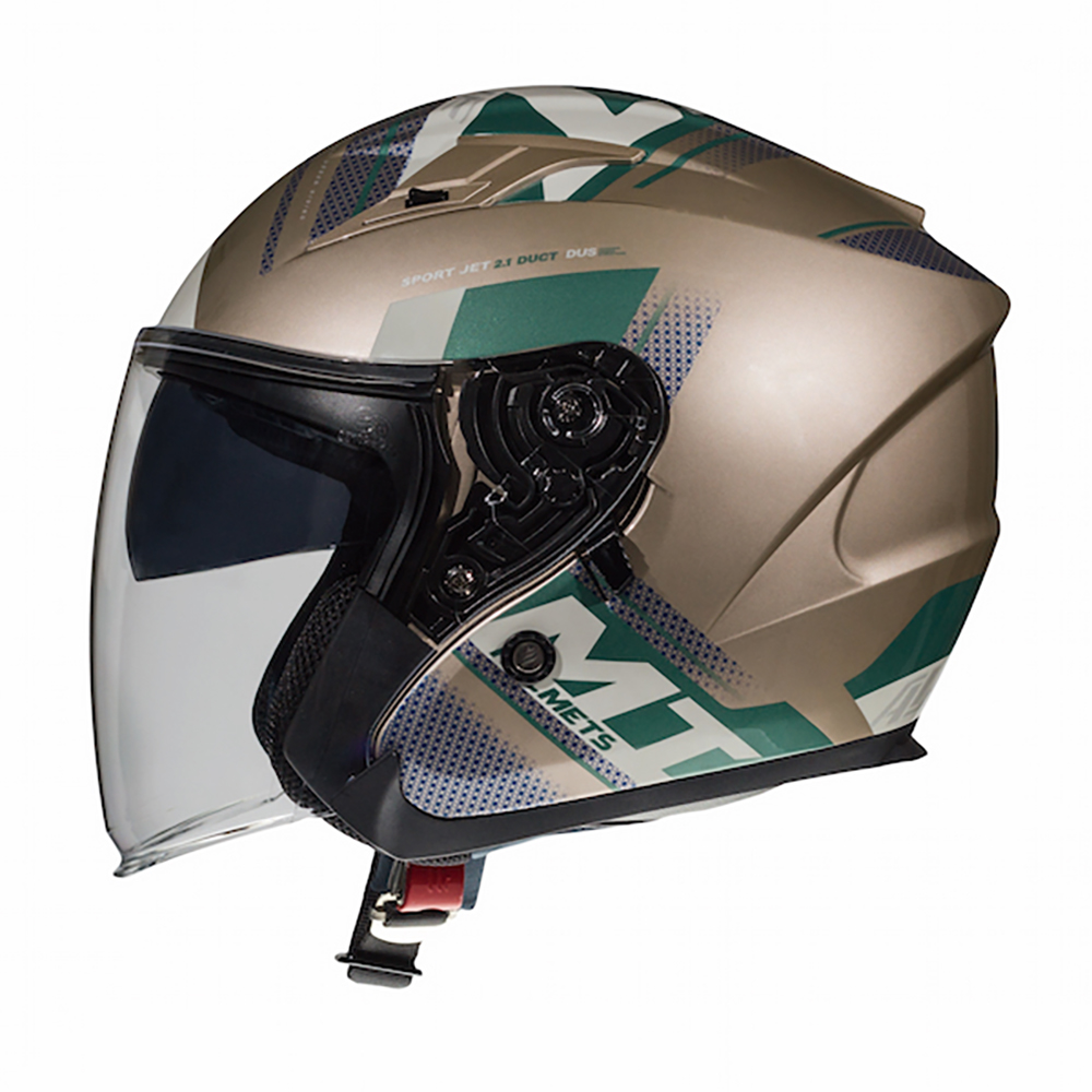 MT Helmets MT Avenue Sideway Gold/Green